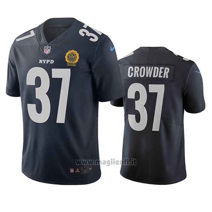 Maglia NFL Limited New York Giants Tae Crowder Ciudad Edition Blu